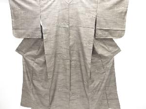 樹木模様織り出し本場泥大島紬着物(9マルキ)